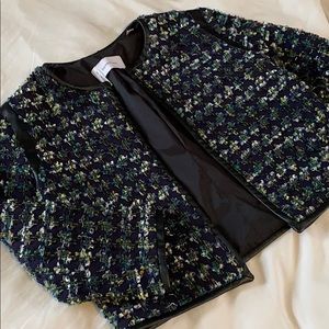 Derek Lam 10 Crosby cropped tweed jacket